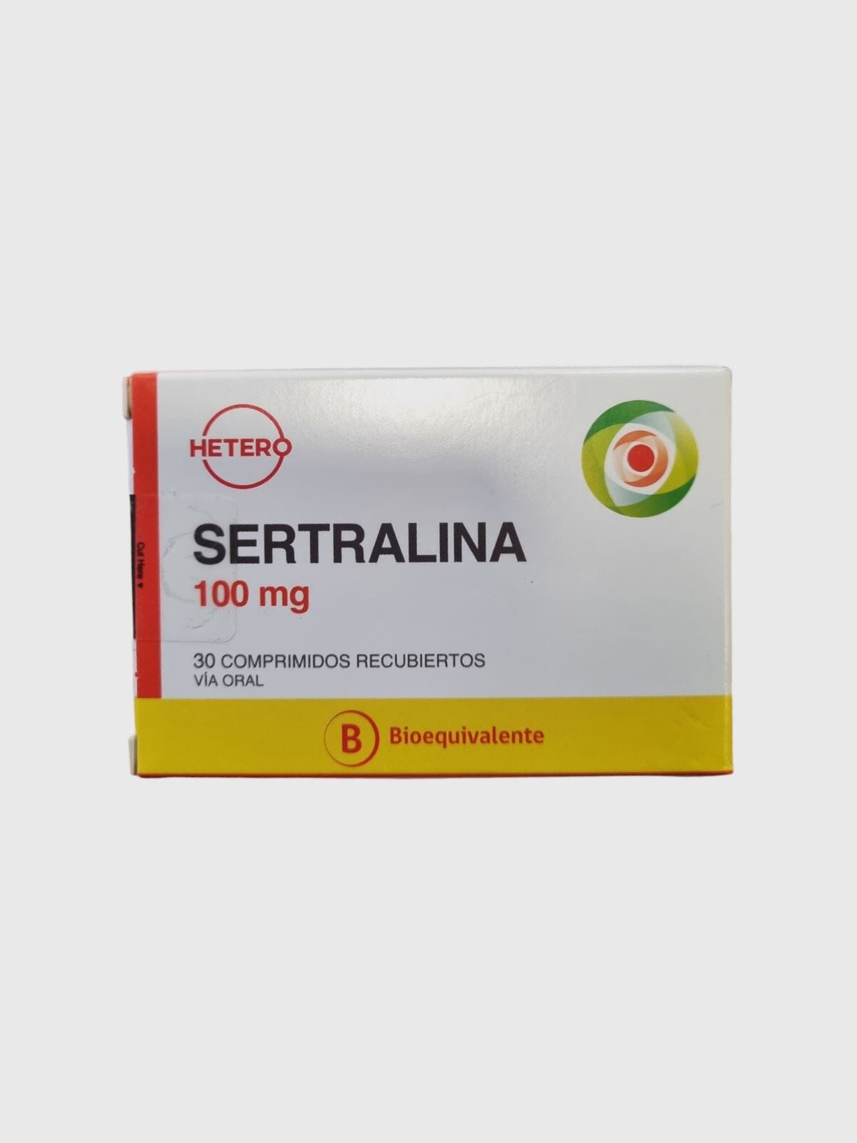 Sertralina 100 mg x 30 Comprimidos Recubiertos Farmex-Fonasa-Persistente